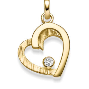 uqio Solid 333 Gold Pendant – Timeless Gold Jewelry