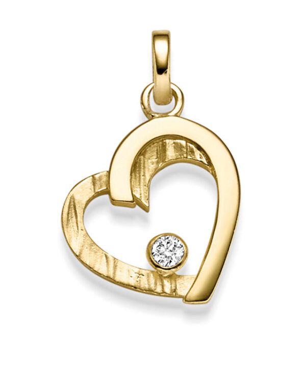 uqio Solid 333 Gold Pendant – Timeless Gold Jewelry